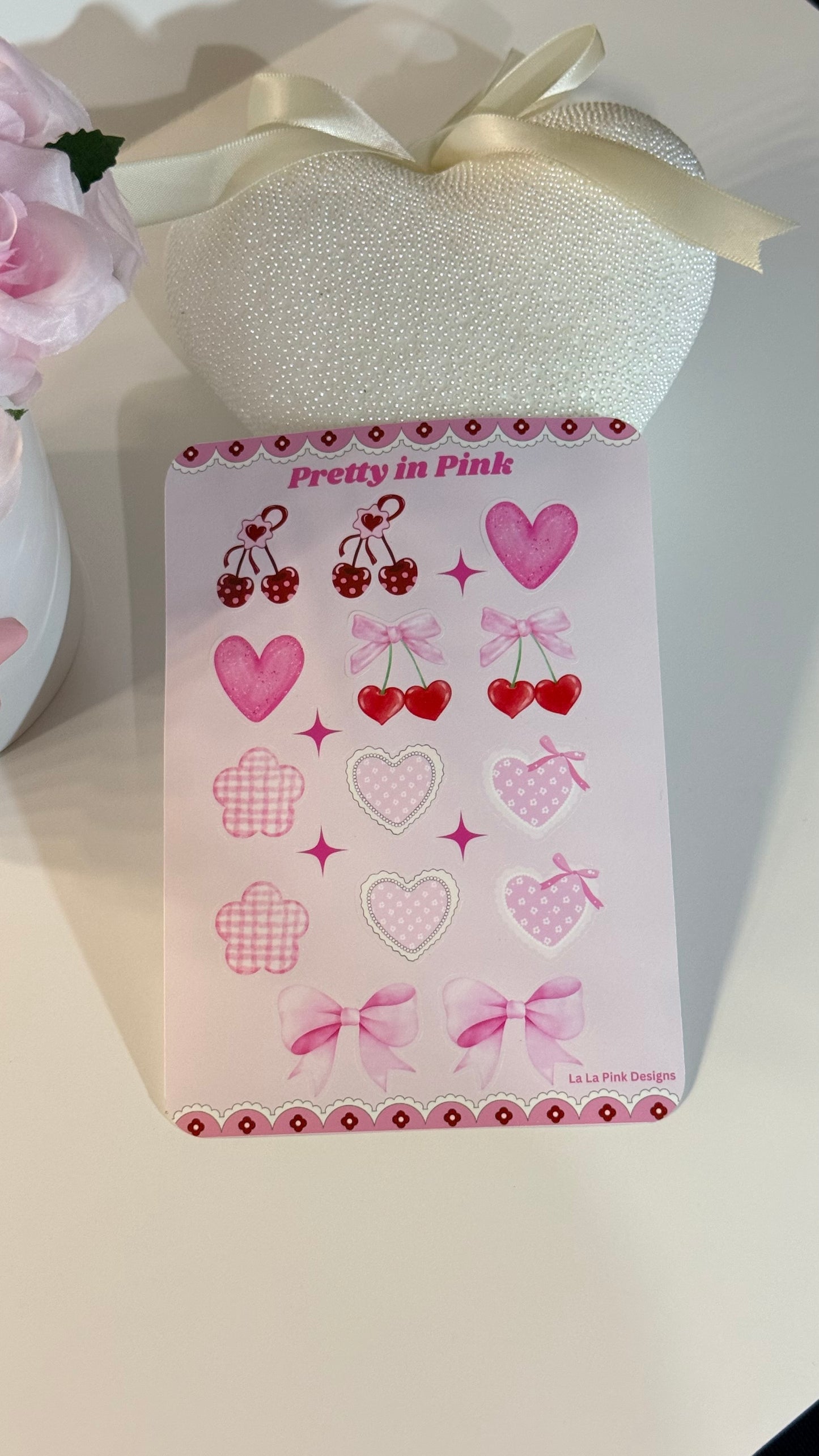Pretty In Pink Sticker Sheet