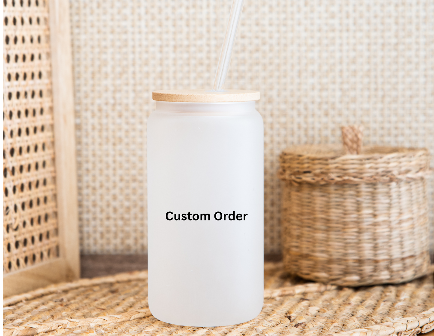 Custom Glass Cup Tumbler