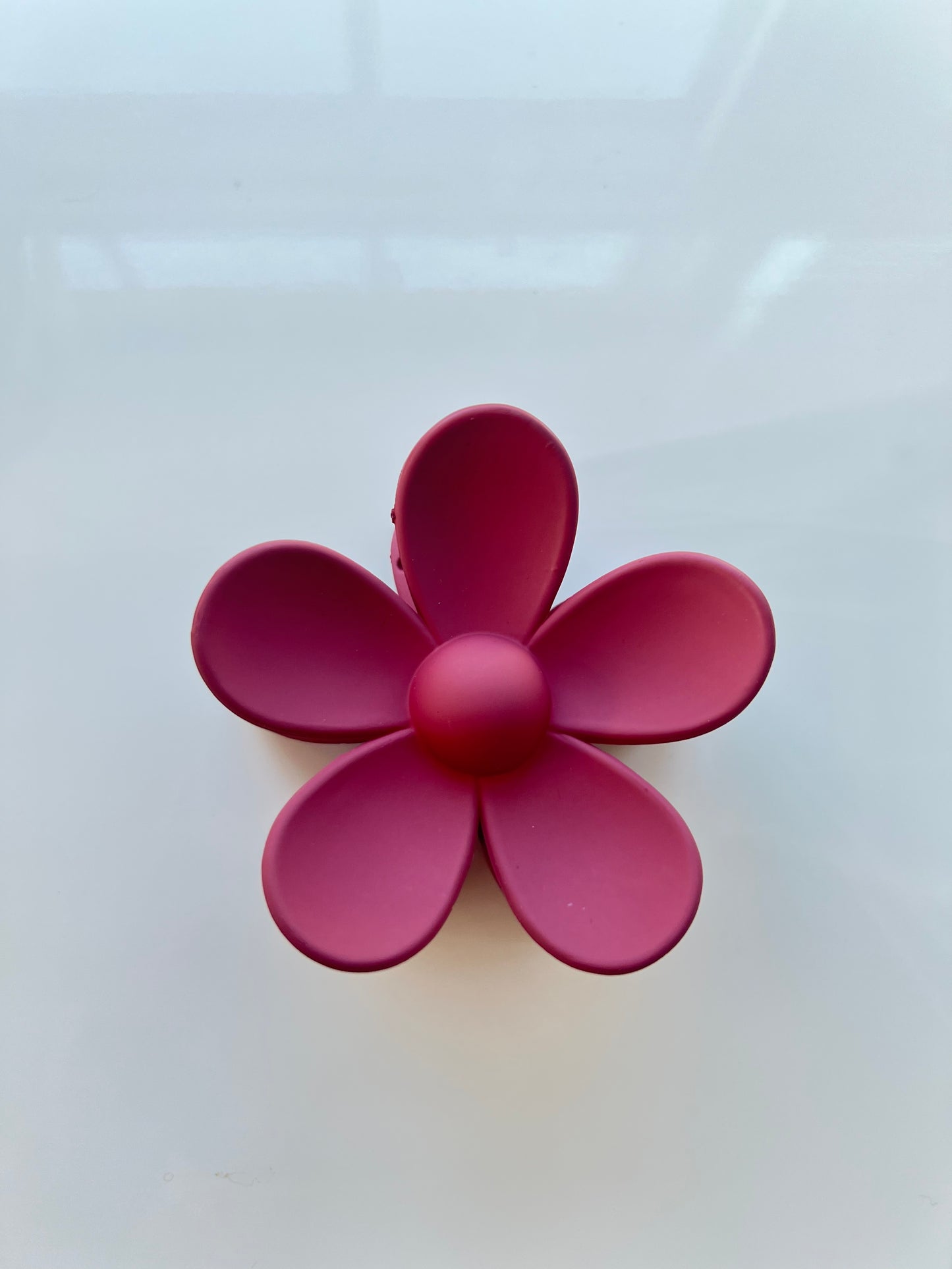 Flower Hair Clip Flower Hair Clip Nonslip Strong Hold Hair 3 Inch Matte Small Flowers Claw Clips for Women and Girls.