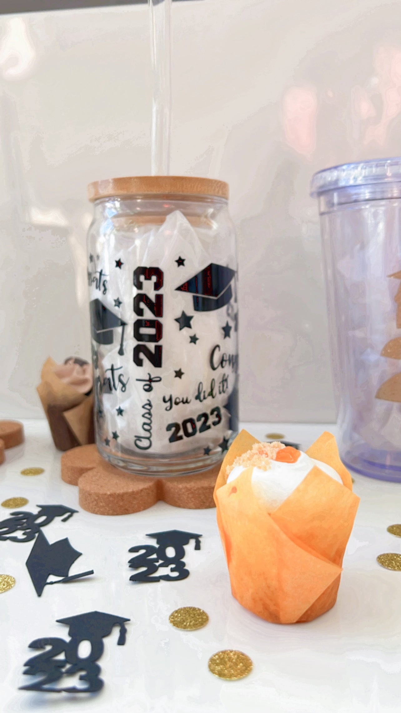 Class 2023 Coffee Mug, Graduation Beer Glass Can