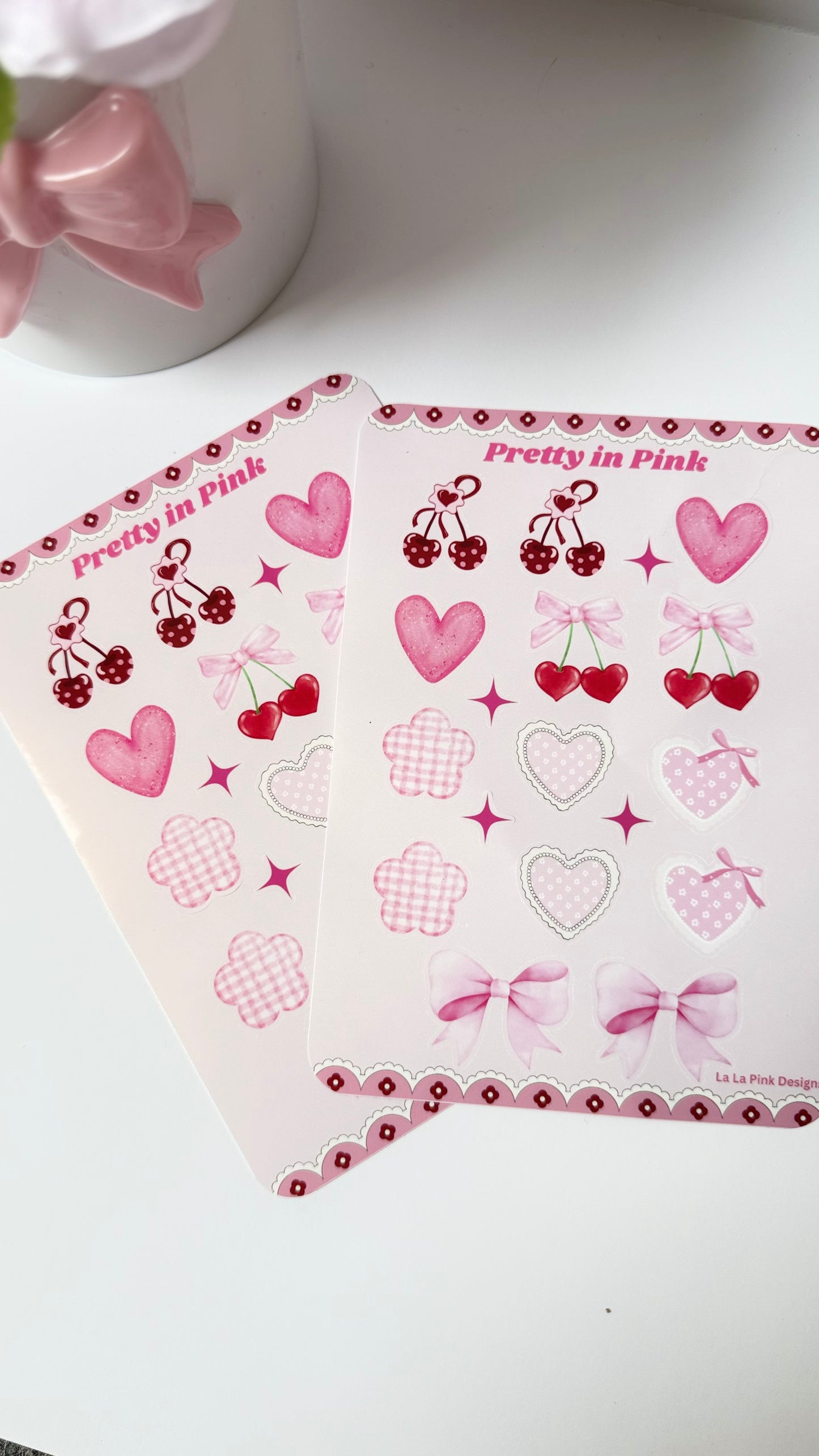 Pretty In Pink Sticker Sheet