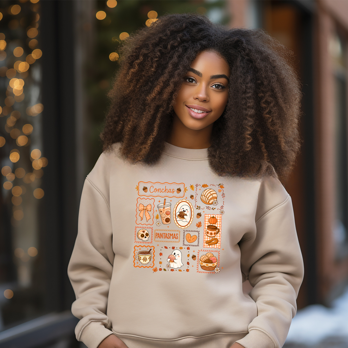 Conchas & Spooky Things Fall Sweatshirt