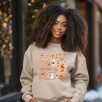 Conchas & Spooky Things Fall Sweatshirt
