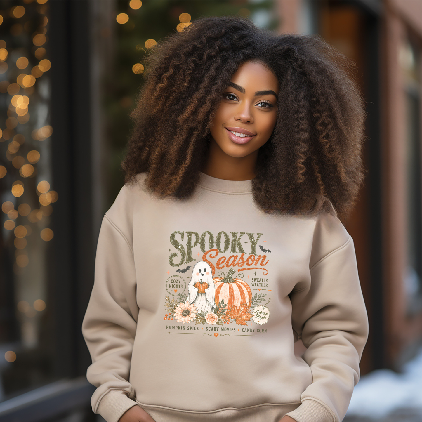 Spooky & Cozy Halloween Sweatshirt