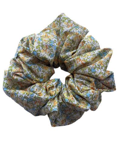 Green Floral XL Scrunchies