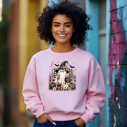 Pretty in Pink & Spooky Sweatshirt