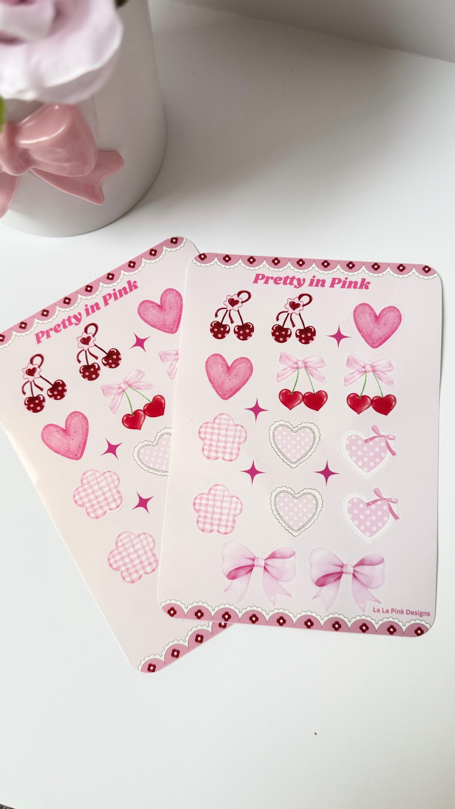 Pretty In Pink Sticker Sheet