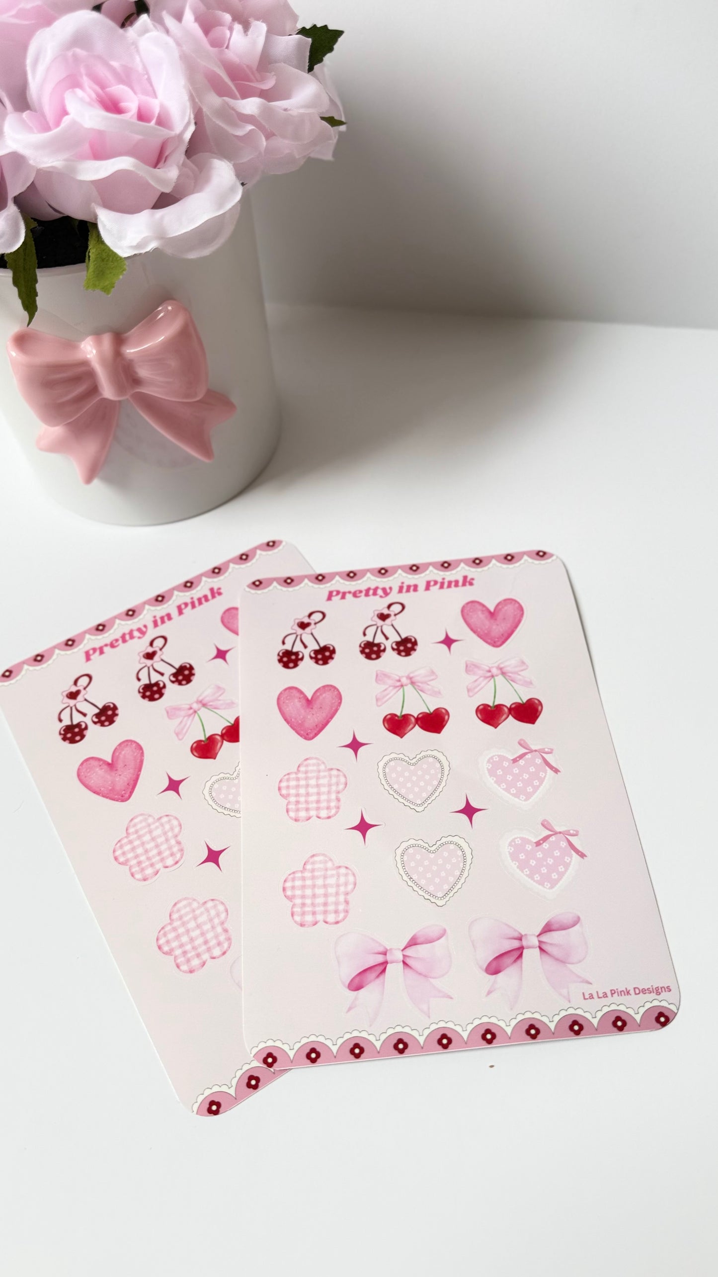 Pretty In Pink Sticker Sheet