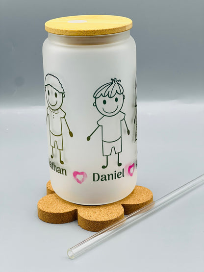 Personalized Stick Figure Family
