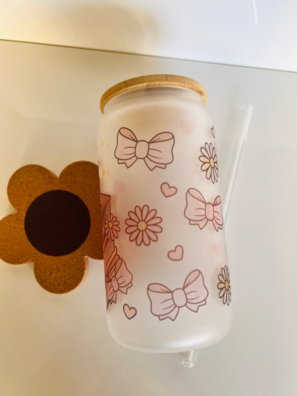 Book Girl Era Glass Tumbler