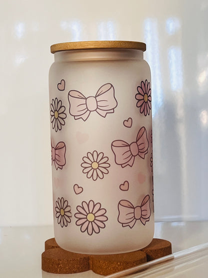 Book Girl Era Glass Tumbler