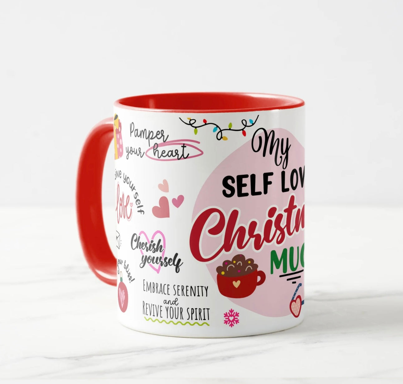 Self love Christmas Mug