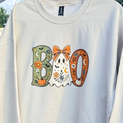 Boo Crew Halloween Sweatshirt
