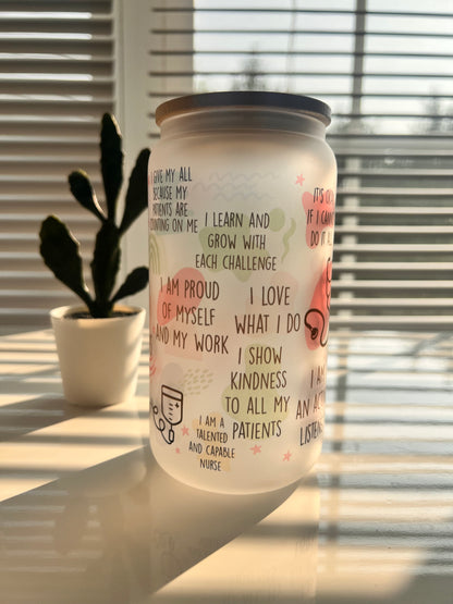 Nurse Daily Affirmations Mug, Positivity Coffee Mug