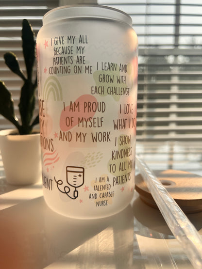 Nurse Daily Affirmations Mug, Positivity Coffee Mug