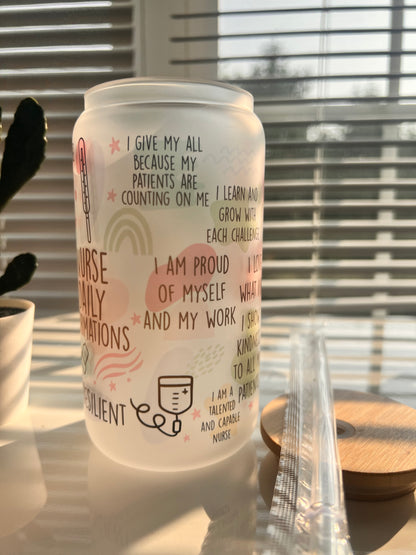 Nurse Daily Affirmations Mug, Positivity Coffee Mug
