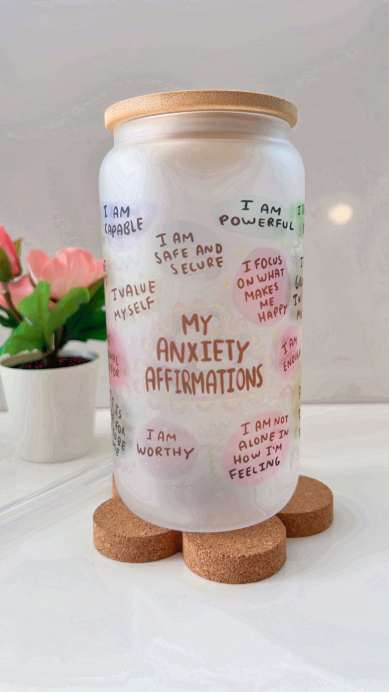 My Anxiety Affirmations Coffee Mug.
