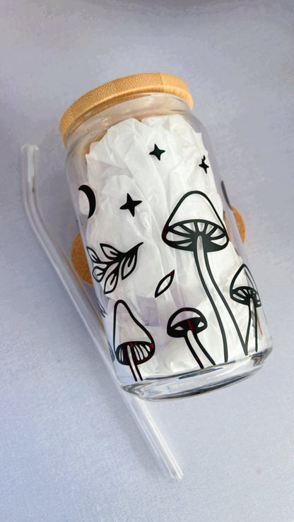 Magic Mushrooms Coffee Mug, Magic  Mushrooms  Beer Glass Can