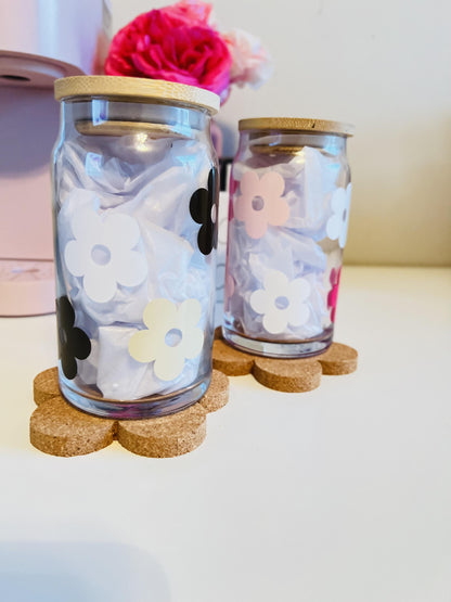 Flower  Cork Coaster