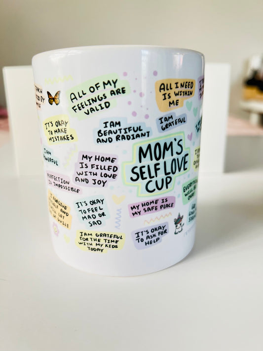 Mom’s Affirmations Mug, Positivity Coffee Mug, Mom’s care coffee mug.