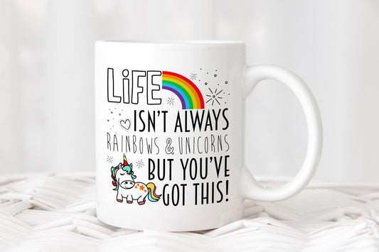 Unicorn Rainbow Inspirational Encouragement Coffee Mug Gift