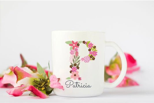 Personalized Coffee Mug, Personalized Name Coffee Cup, Initial Mug, Alphabet Mug